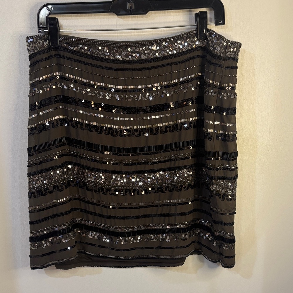 Sabine Elegant Sequin Embellished Skirt  NWT
